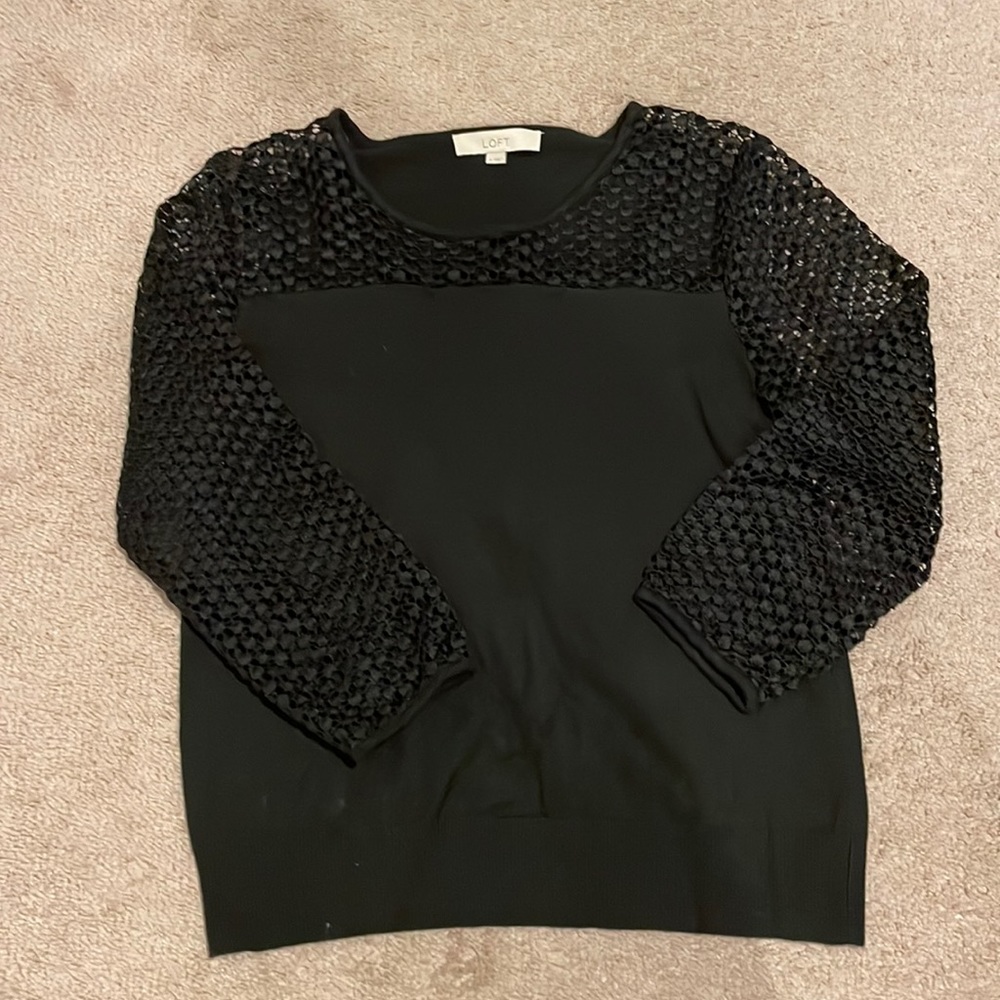 Loft black sweater